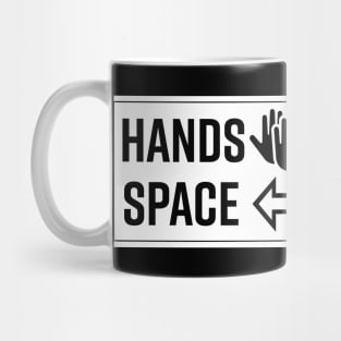 Hands Face Space Vinyl Mug